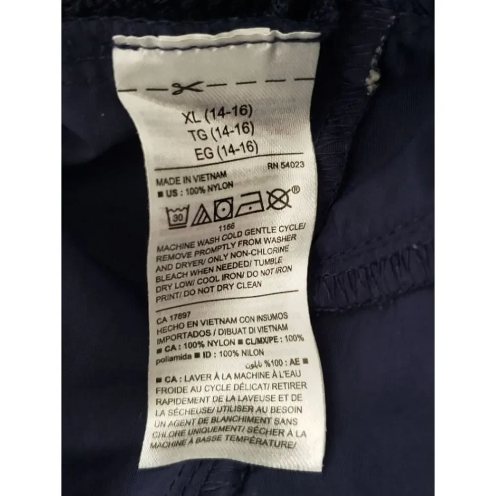 Old‎ Navy Active Nylon Blue Joggers Boys Size XL 14/16 Athletic Sporty